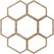 Ekena Millwork Florin Wood Fretwork Pierced Ceiling Medallion, Red Oak, 16"OD x 5 5/8"ID x 3/8"T CMWP16X16X0375FORO - alternate 2